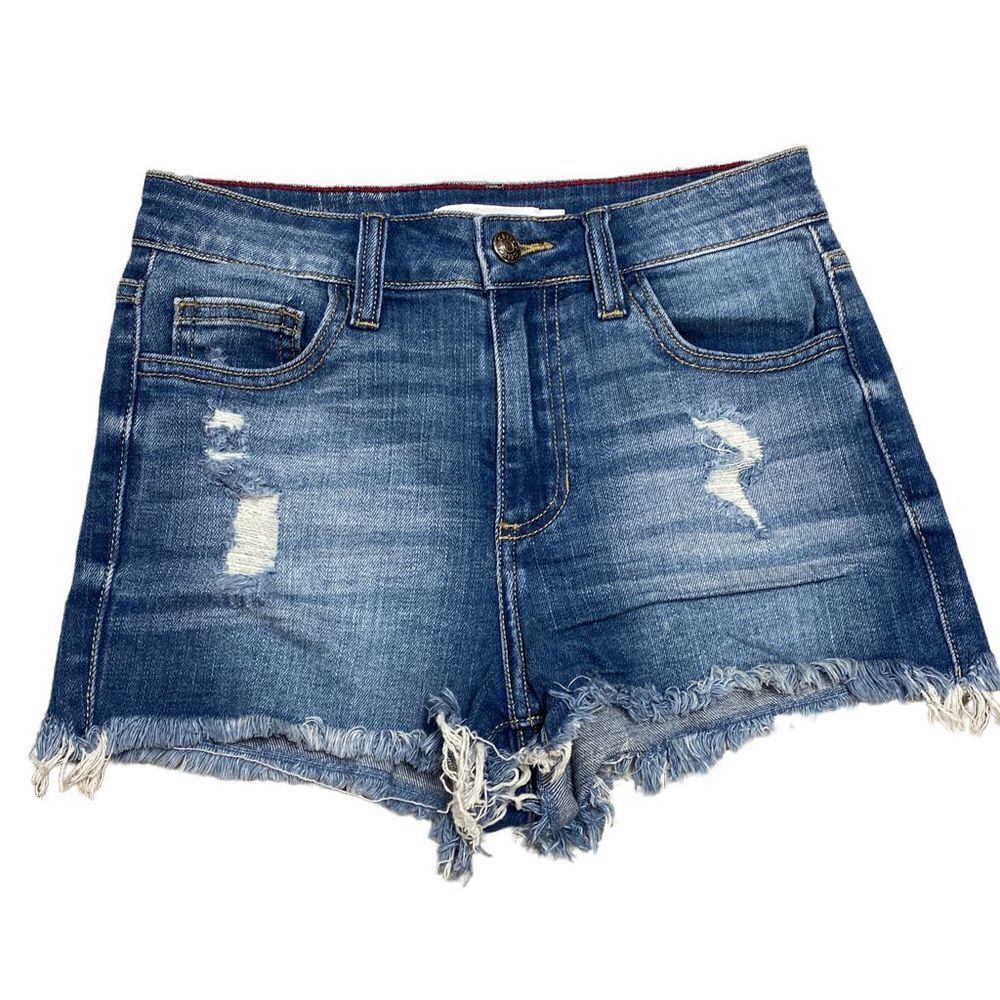 Cello Frayed Denim Shorts Size Small